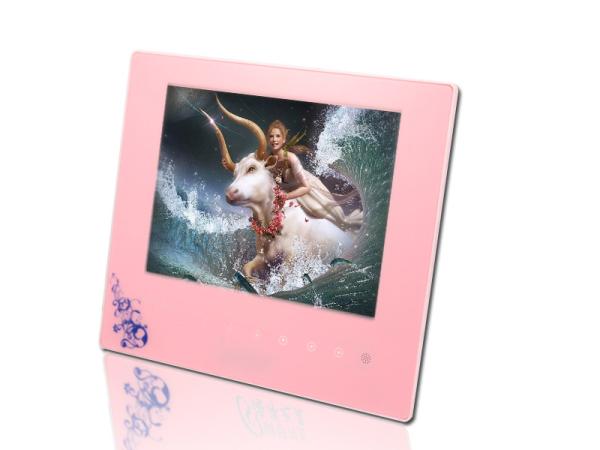 Quality Pink 8" USB 2.0 LCD High Resolution Digital Picture Frame With Music for sale