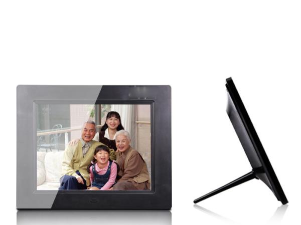 Quality 8 Inch Audio / Video / Photo Plastic Digital Pop Displays Digital Photo Frame for sale