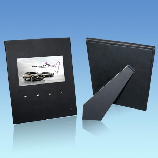 Quality USB TFT 7 Inch Black Custom Video Greeting Cards With XP / Vista / Windows 7 System for sale