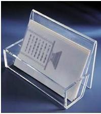 China Magazine Transparent Acrylic Display Stands Brochure Holder With Artwork Printing for sale