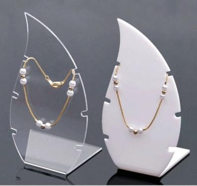 China Custom Luxury Desktop Necklace Acrylic Display Stands Thickness 0.8mm-18mm for sale