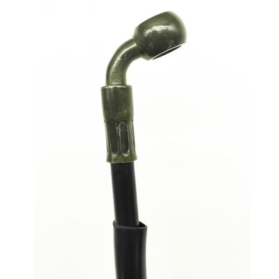 China Banjo de la manguera del acero inoxidable del sistema de frenos del coche que cabe color verde militar en venta