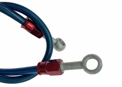 China SAE J1401 1/8 3.2x7.5mm PTFE Nylon Brake Hose Assembly For Motorcycle for sale