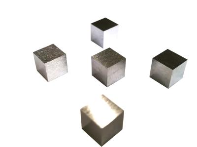 China 1kg  High Density Pure Tungsten Cube Wolfram Cube GB-T 3875 Standard for sale