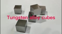 Polished  99.95% Machining Tungsten Alloy Solid Tungsten Cube ASTM Standard