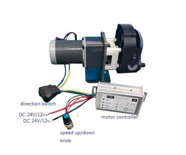 Quality Dc Motor Speed Adjustable Peristaltic Pump Oem With YZ15 Pump Head for sale