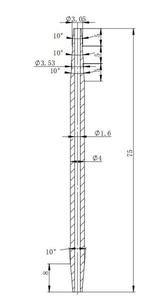 Quality Stainless Steel Filling Nozzle For Peristaltic Pump for sale