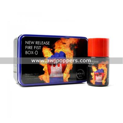 China AWJpoppers Wholesale 37ML Iron Box Fire Fist Box-0 Poppers Strong Poppers for Gay for sale