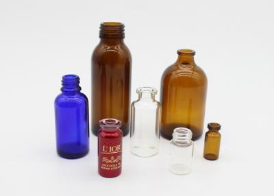 China garrafas de vidro cosméticas dos tubos de ensaio 1ml-100ml de vidro farmacêuticos à venda