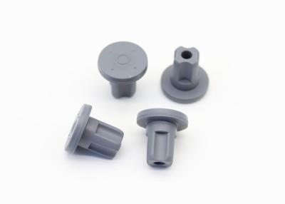 China Grey Chlorobutyl Rubber Stopper , Small Rubber Stoppers For Medicinal Glass Vials for sale