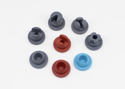 China Durable Medical Rubber Stopper , 20mm Rubber Stopper With Various Color for sale