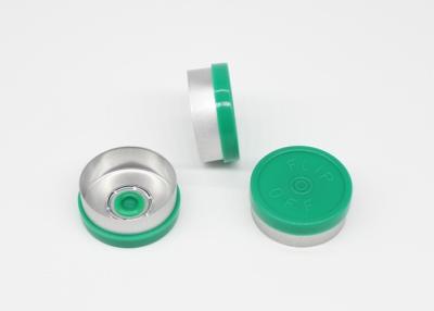 China 20mm Green Easy Open Flip Off Vial Seal GMP Certification Custom Logo for sale