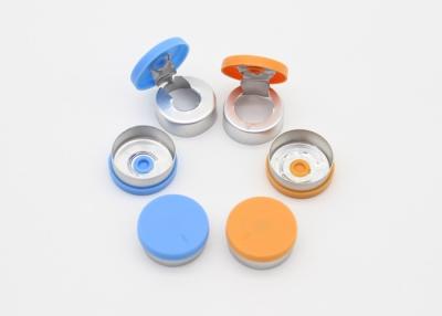 China Colorful Tear Off Vial Caps For Medical Injection Vial 20.3*7.3 Mm Size for sale