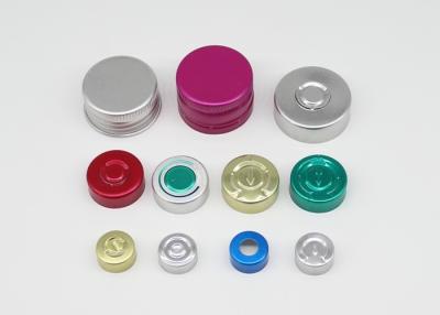 China Flip Off Injection Vial Caps 13mm-32mm Customized Color Aluminum Material for sale