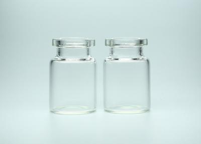 China Customized 5ml Transparent Medicinal Borosilicate Glass Tube Vials for sale