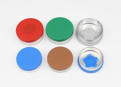 China 28mm 32mm Multi Color Vial Caps Customized Color For Infusion Bottles for sale