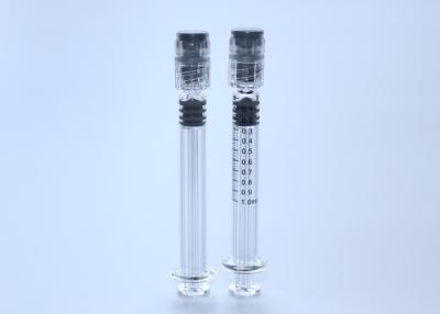 China 1ml Sterile Glass Syringes , Thin And Long Pre Filled Syringe For Medical for sale