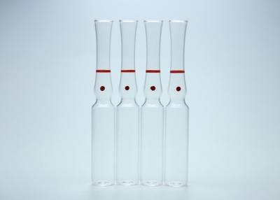 China Medical Injection Glass Vials , Clear Empty Medicine Vials 2ml Capacity for sale