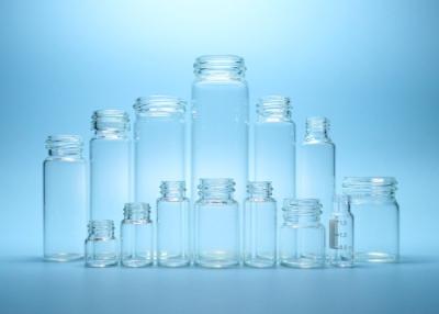 China 1ml 2ml 5ml 10ml 20ml 30ml Transparent Screw Top Glass Bottle Vials for sale