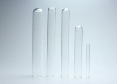 中国 ホウケイ酸ガラスの試験管の証明されるカスタマイズされたサイズのゆとり色ISO 販売のため