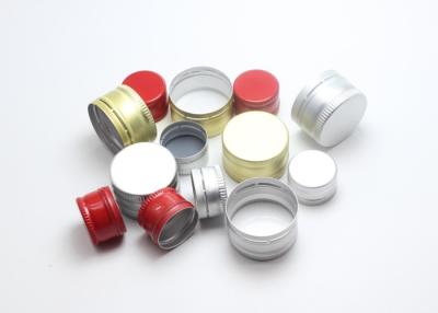 China 20mm 28mm Aluminium Pilfer Proof Caps , Aluminium Ropp Caps For Glass Bottle for sale