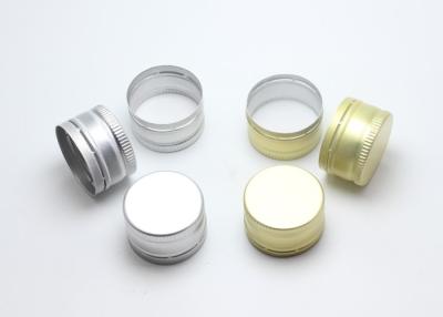China 28mm Golden / Silver Aluminum Ropp Caps Theft Proofing Closure With Gasket for sale