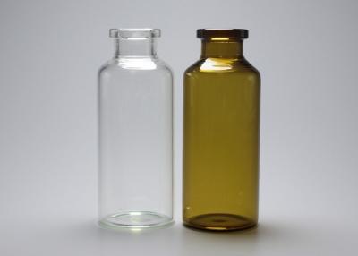 China 30ml Clear Or Brown Little Medication Tubular Glass Vial for sale