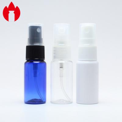 China Perfume PET Plastic 15ml Mini Pump Spray Bottle for sale