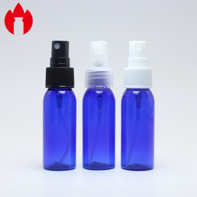 China Blue 30ml Plastic Pump Spray Bottle With 18mm Pump for sale