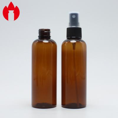 China Amber Or Brown 100ml Plastic Perfume Spray Bottles for sale