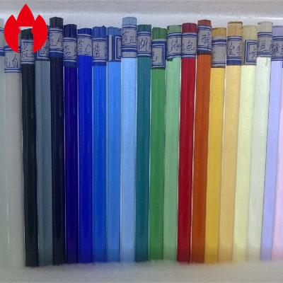 China Gekleurde COE 3,3 Hoge Borosilicate-Glasstaaf Te koop