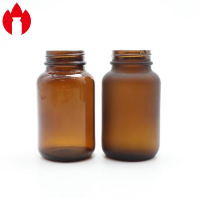 China Amber Soda-Lime Glass Bottle For Tablet Or Pill for sale