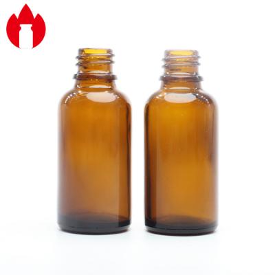 Chine bouteilles de compte-gouttes d'huile essentielle de 30ml Amber Screw Top Vials Glass à vendre