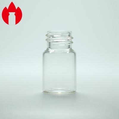 China frascos del top del tornillo del vidrio de Borosilicate del claro 7ml para médico en venta