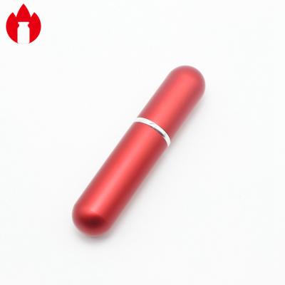 China 5ml Red Perfume Sample Glass Bottle Vial With Pump Spray for sale