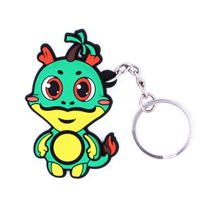 China Soft PVC Rubber Keychain 3D Logo PMS Color For Promotion Gift for sale