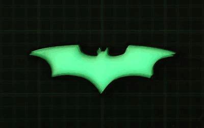 China Feito sob encomenda os remendos de borracha da qualidade da moral do PVC de Dark Knight Batman GID à venda