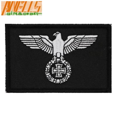 China Germany Flag Patch Embroidered Military Tactical Flag Patches German Iron-On National Emblem for sale