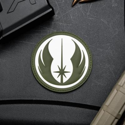 China Custom Star Wars Jedi Order Morale PVC Patch Custom Rubber Patches for sale