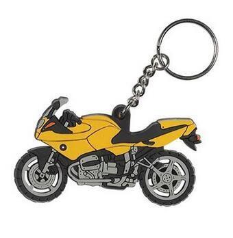 China 3D Motorcycle Rubber Key Chain Custom Logo For Promotion Gift for sale