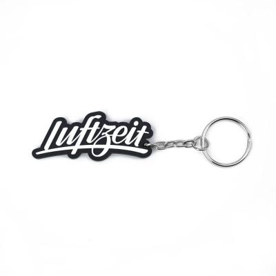 China Personalized Logo Custom PVC Keychain 2D/3D Rubber Keychain PMS Color for sale