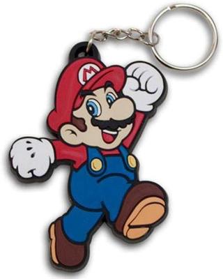 China Durable Super Mario PVC Key Chain Cartoon Key Chain PMS Color Custom Logo Te koop