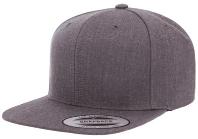 China Washed Cotton Classic Snapback Hat Plain Blank Snap Back 6089 Adjustable Baseball Cap for sale