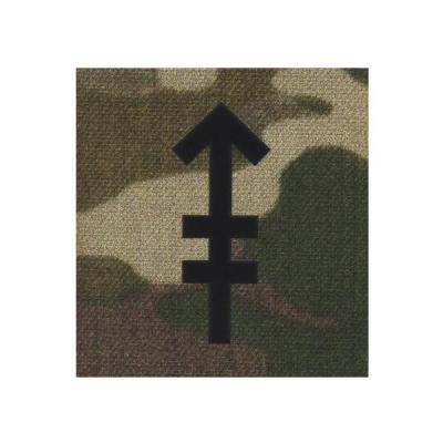 China Custom Camo Fabric IR Patch Twill Infrared Light Machine Gun Patches for sale