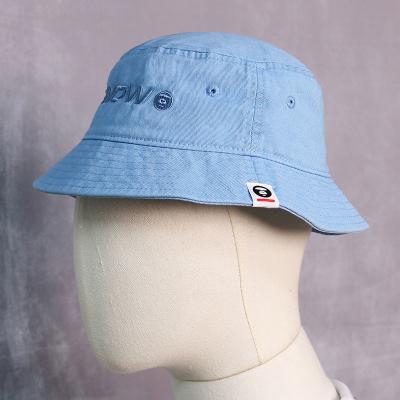 China Plain Blank Cotton Fisherman Bucket Hat Washed Cotton Fabric Extremely Durable for sale