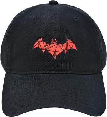 China Whimsical Halloween Vampire Bat Embroidered Baseball Cap Cotton Embroidered Logo Cap Curved Visor for sale