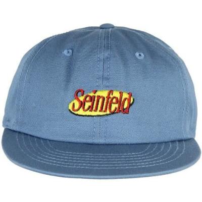 China Seinfeld TV Sitcom Clássico Logo Black Hat Snapback Diretor Fan Cap Men's New à venda