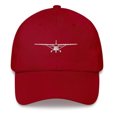 China Airplane Design Embroidered Distressed Hat Embroidered Logo Baseball Cap en venta