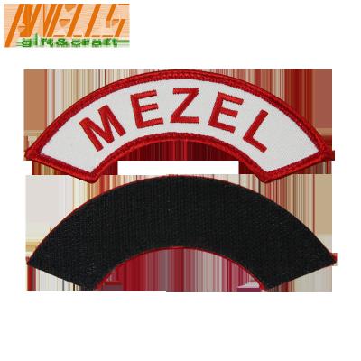 China Velcro Hook Loop Army Embroidery Badge Custom Logo Shape For Soldiers' Name for sale