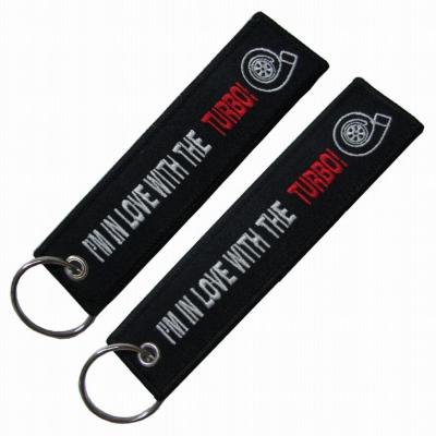 China Promotion Gift Customized Embroidery Keychain Low Minimun Order Quantity for sale